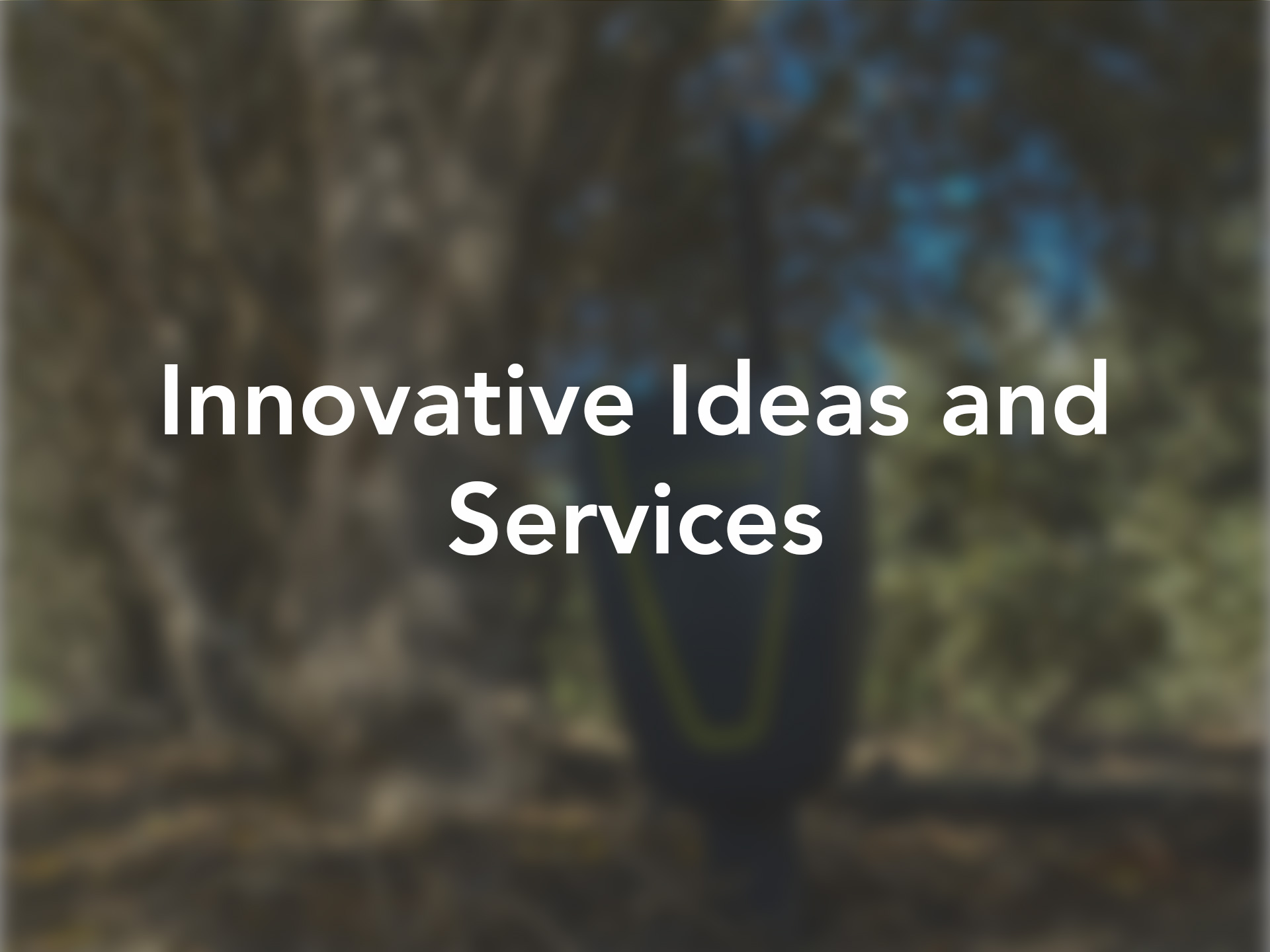 Innovative Ideas and Services